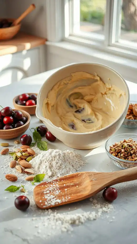 incorporate wet ingredients gently
