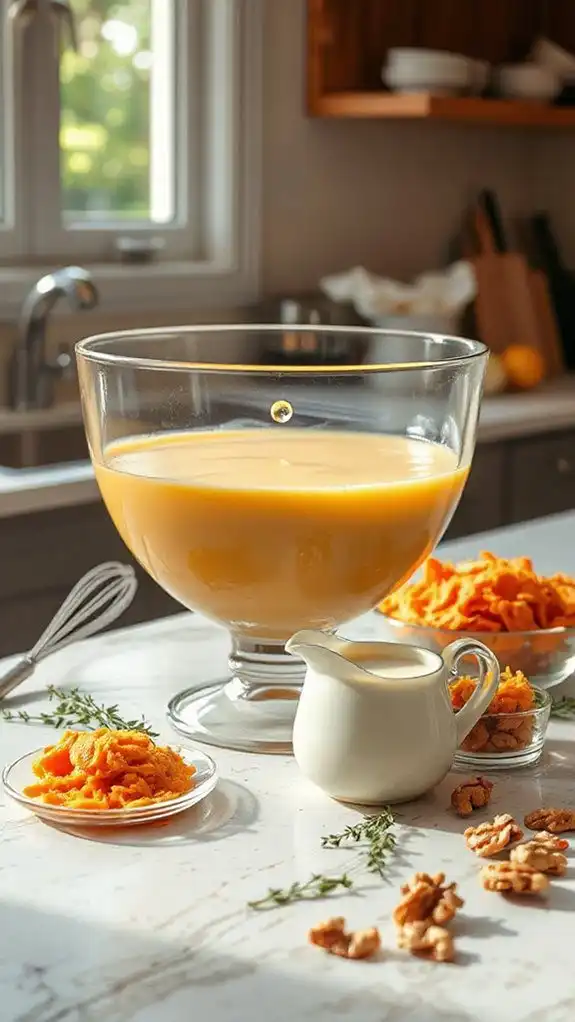 incorporate wet ingredients mixture