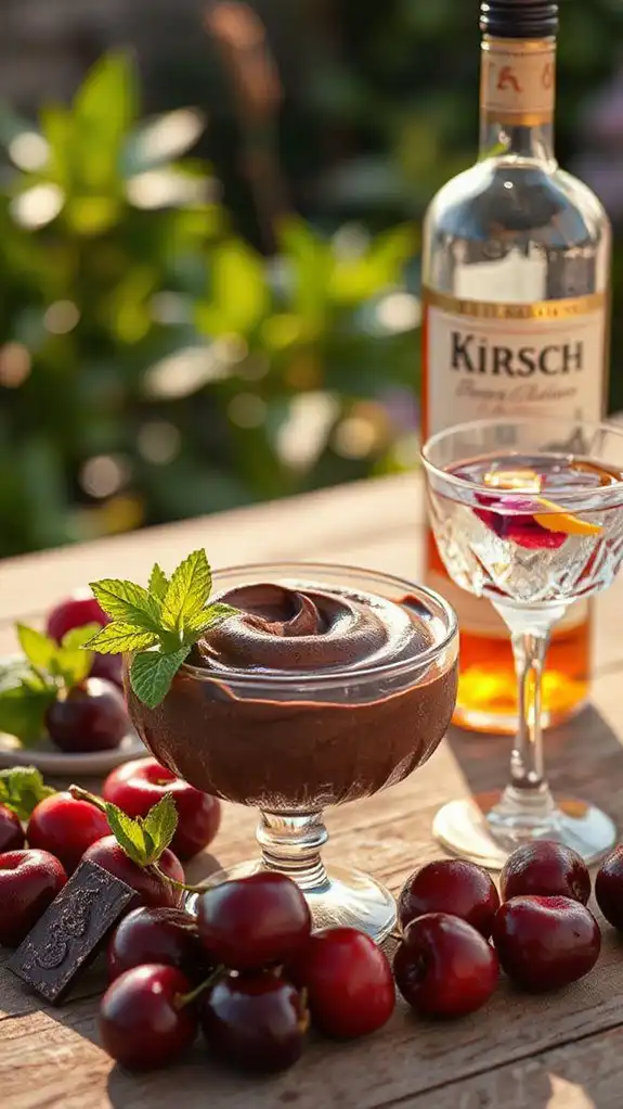 indulgent cherry chocolate mousse indulgent cherry chocolate mousse