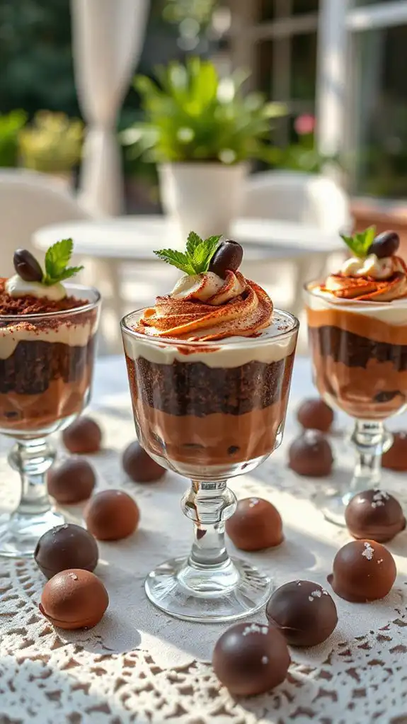 indulgent chocolate espresso parfaits