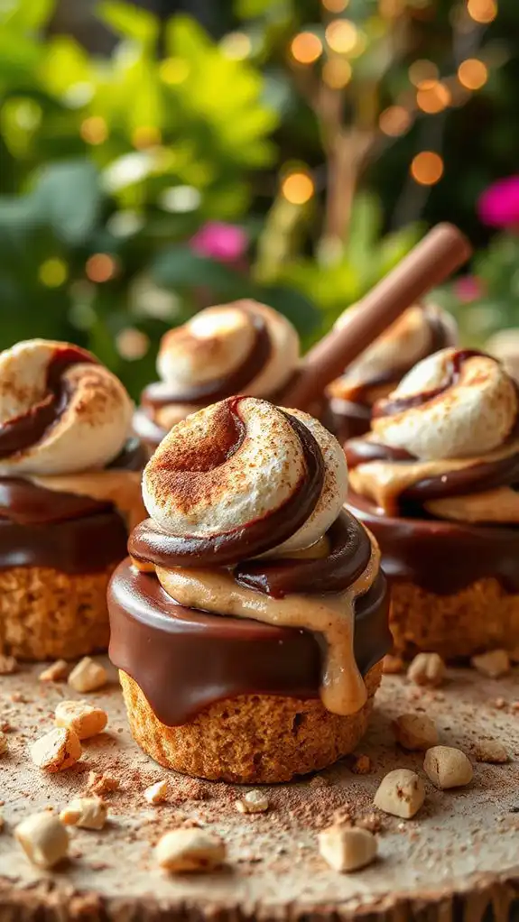 indulgent chocolate hazelnut cups