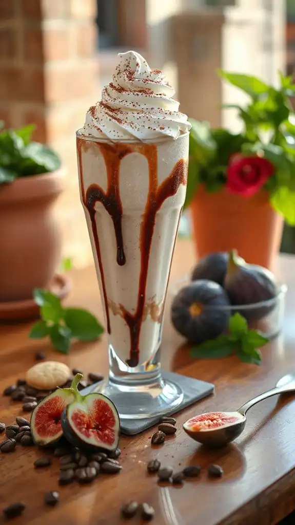 indulgent coffee dessert shake