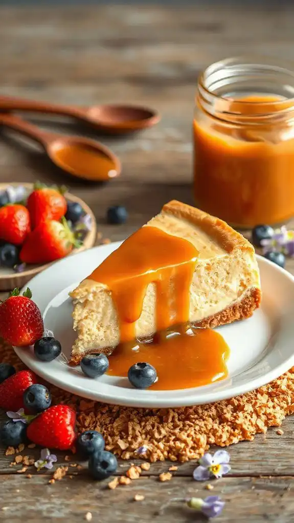 indulgent dulce de leche cheesecake