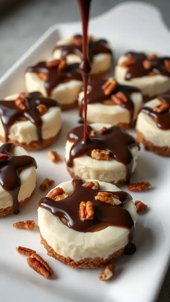 indulgent glossy chocolate topping