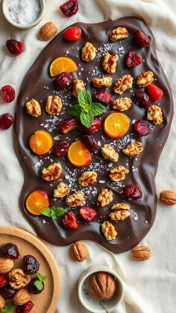 indulgent walnut chocolate treat