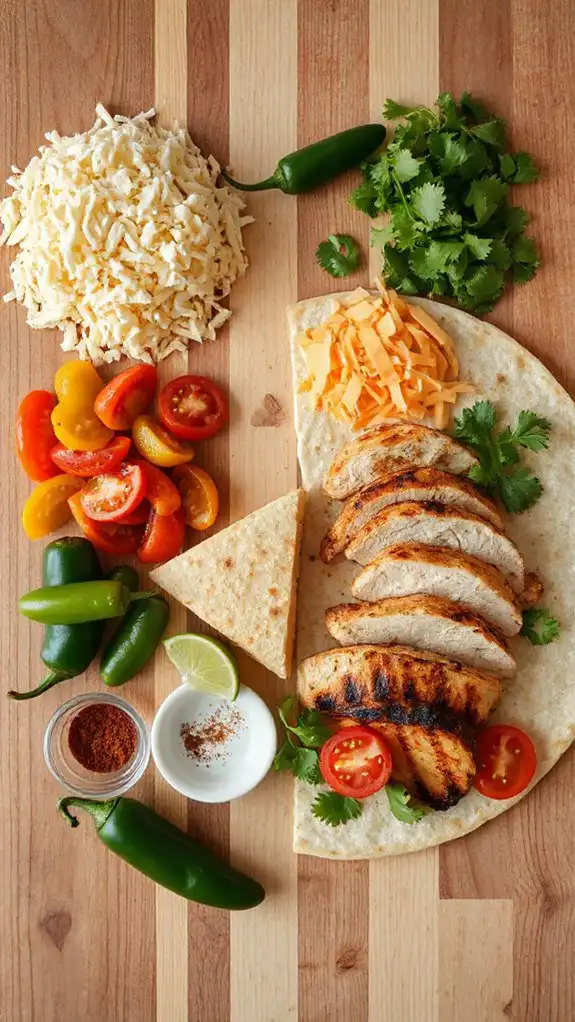 ingredients arranged for cooking