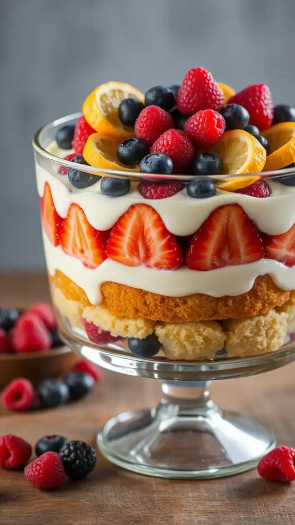 innovative berry trifle variations