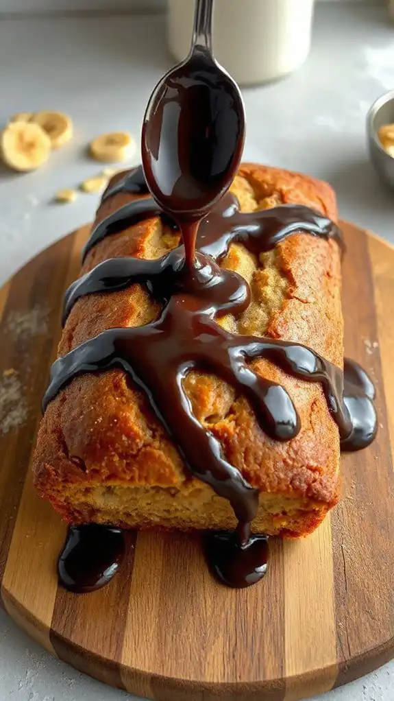 innovative chocolate glaze drizzles