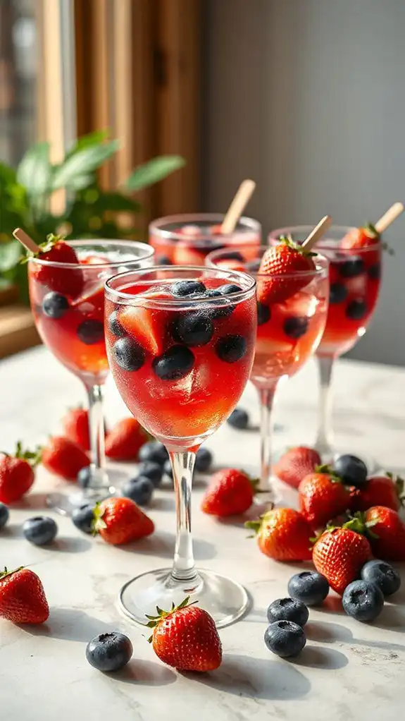 innovative global berry cocktails