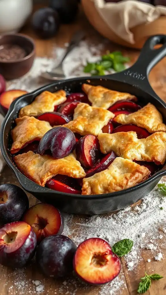 innovative plum cobbler tweaks