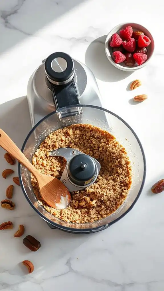 innovative vegan nut crust