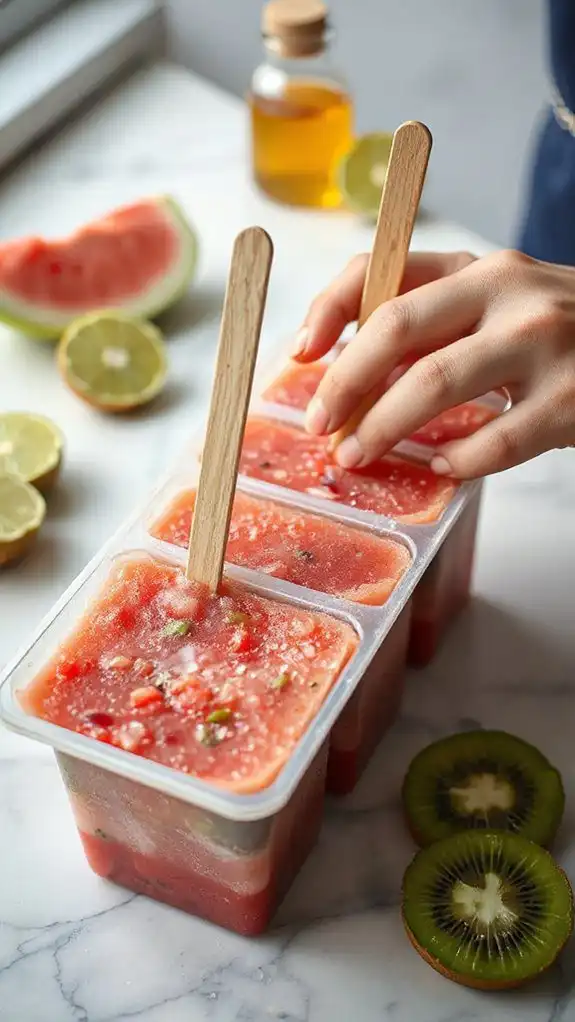 insert sturdy sticks centrally insert sturdy sticks centrally