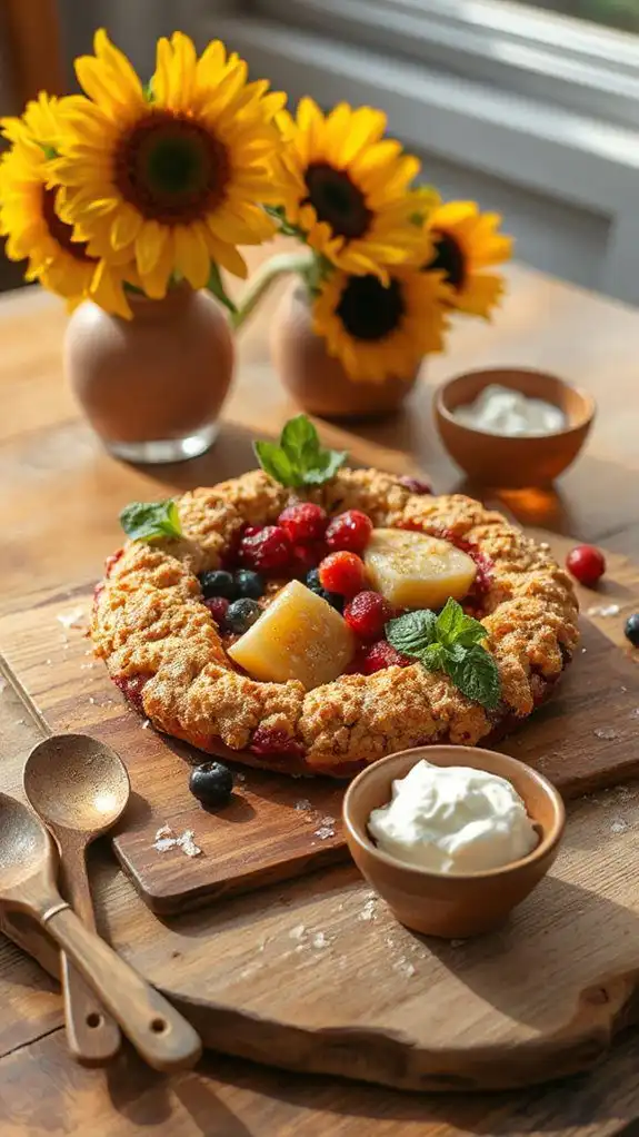 jerusalem artichoke berry crumble