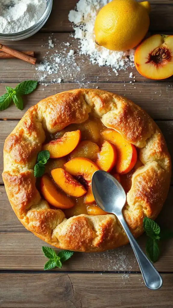 juicy peaches buttery crust