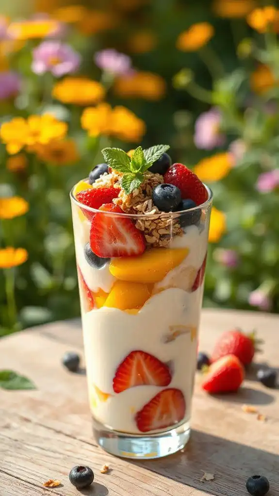 kefir fruit parfait recipe