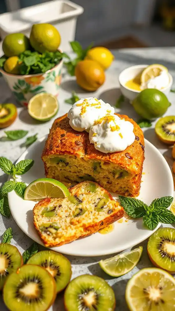 kiwi lime bread pudding recipe