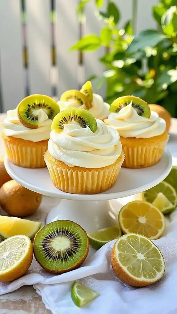 kiwi lime cupcake delight