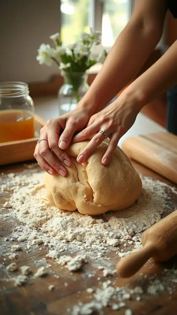 knead dough thoroughly for minutes