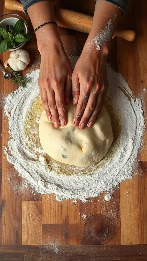 knead until dough smooth