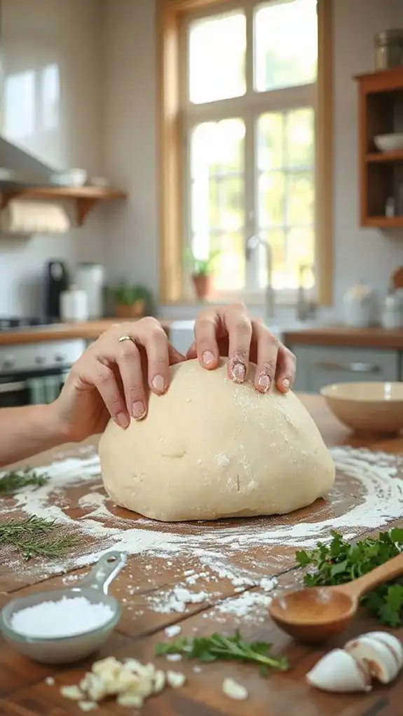 knead until dough smooth