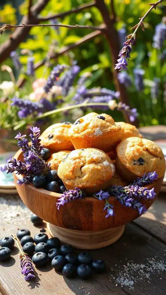 lavender blueberry muffin delight