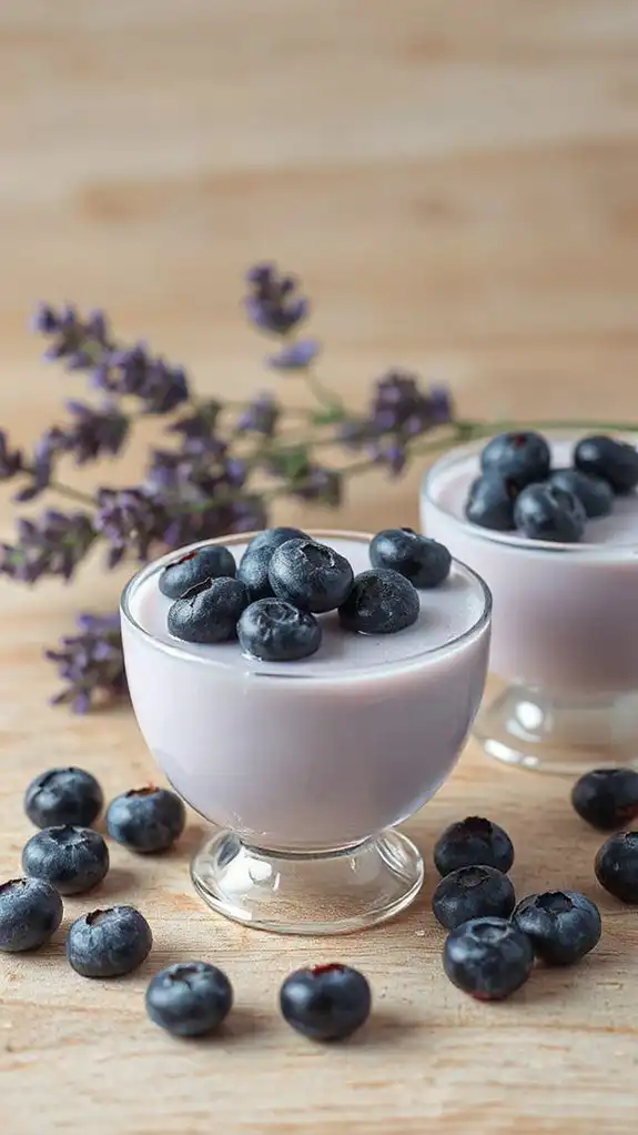 lavender blueberry summer dessert lavender blueberry summer dessert