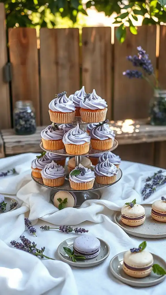 lavender cupcakes with earl grey