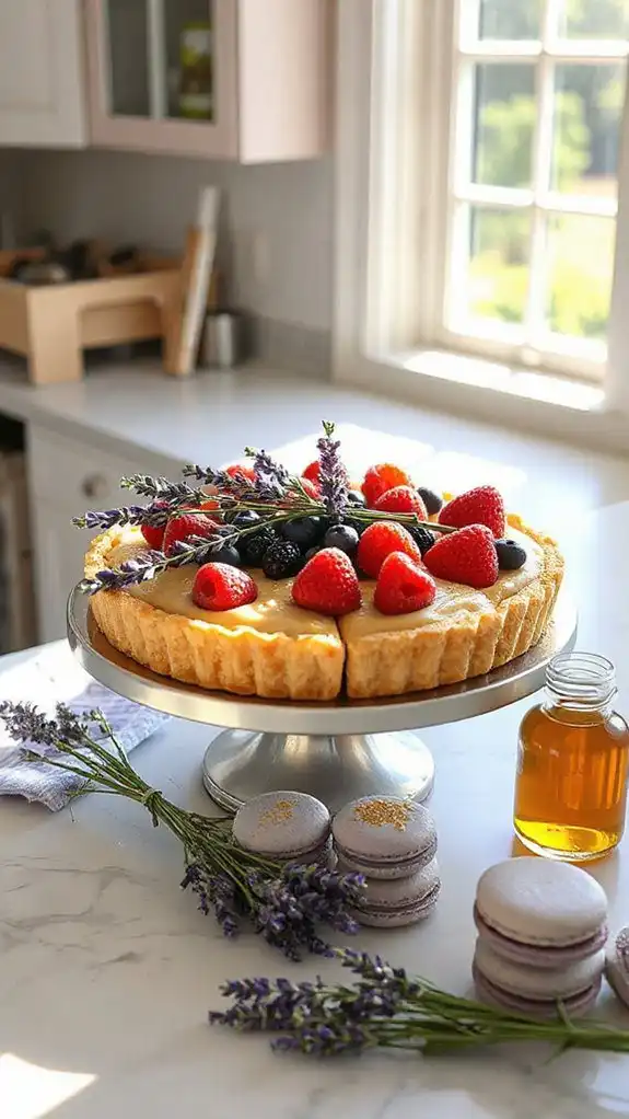 lavender fruit tart delight