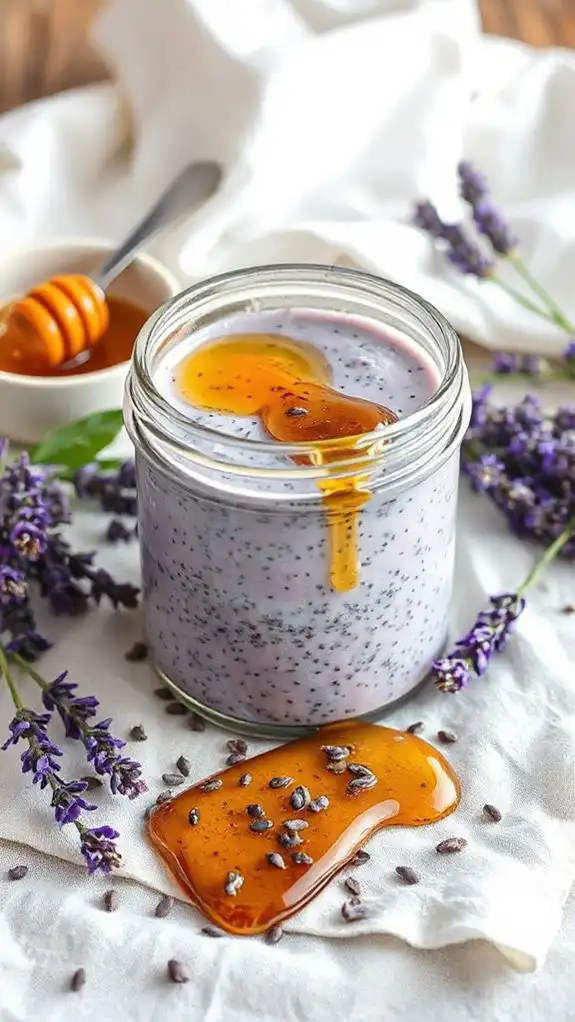 lavender honey chia pudding
