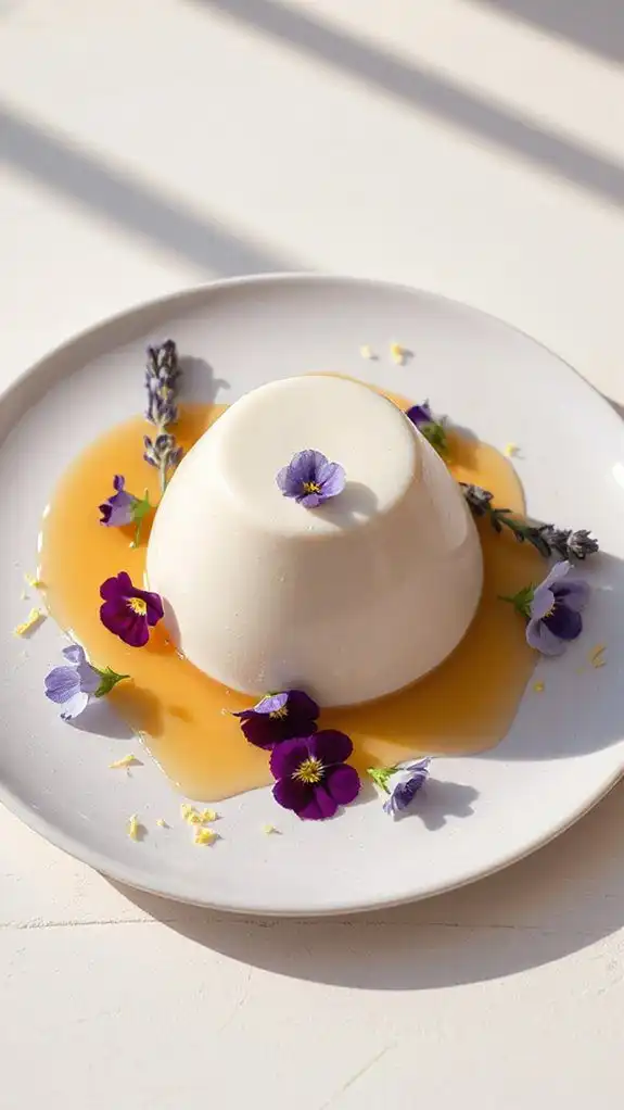 lavender honey creamy dessert lavender honey creamy dessert