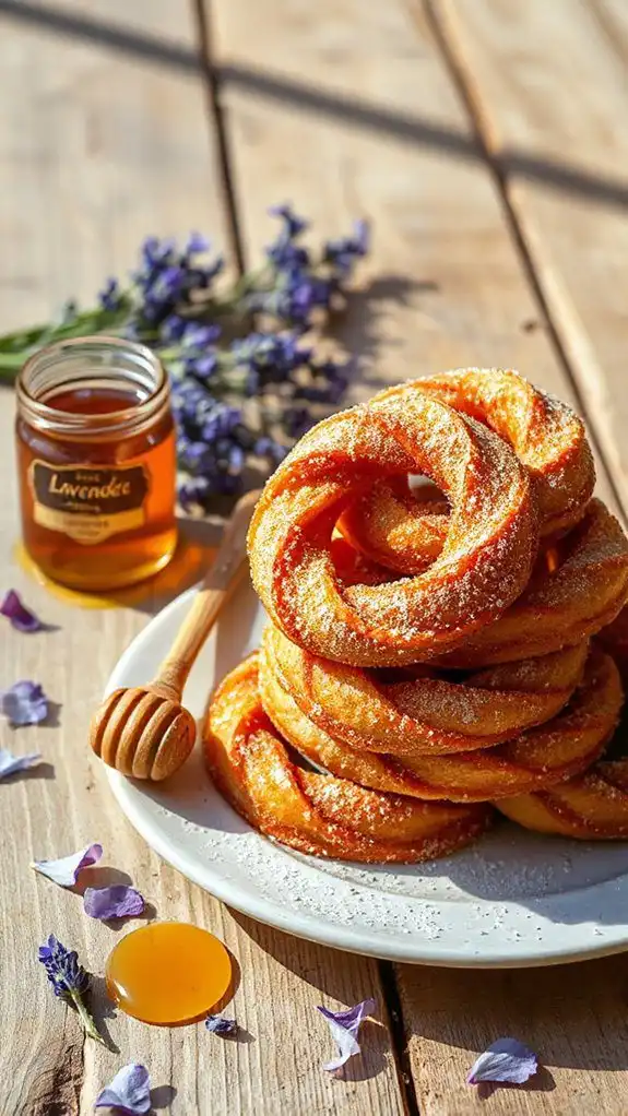 lavender infused sweet churros