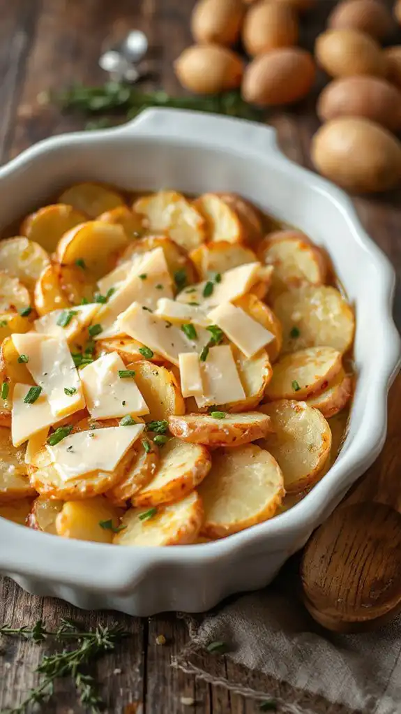 layer potatoes with cheese layer potatoes with cheese