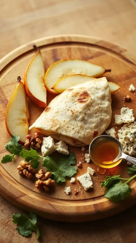 layer quesadilla ingredients carefully