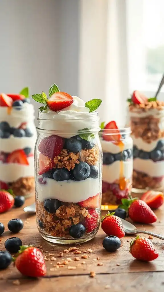 layered berry yogurt delight layered berry yogurt delight