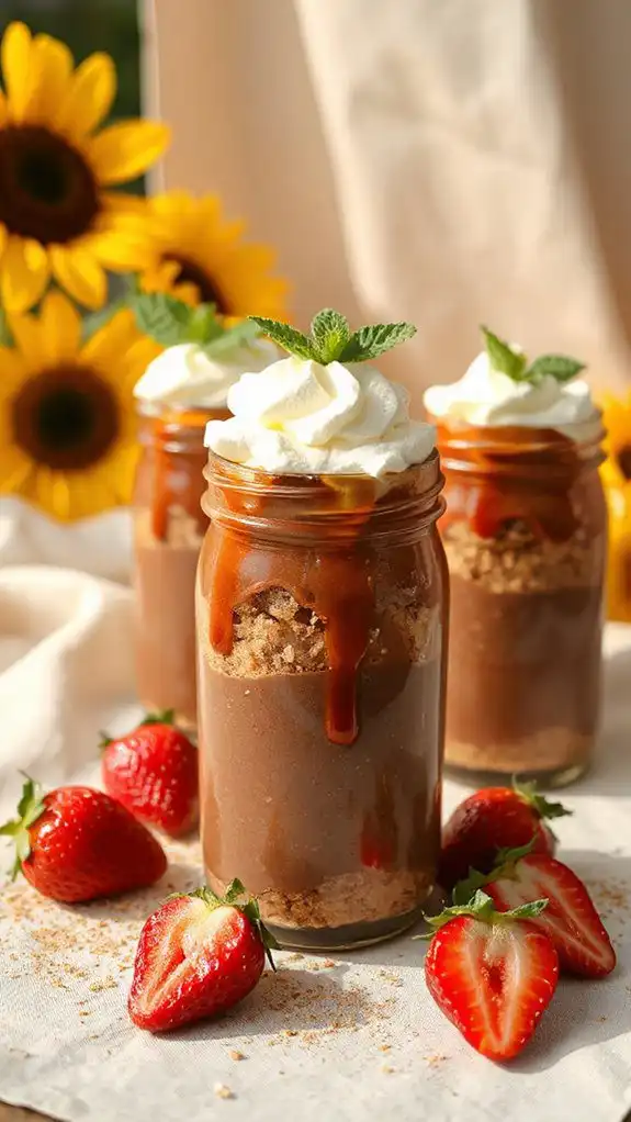 layered chocolate strawberry dessert layered chocolate strawberry dessert
