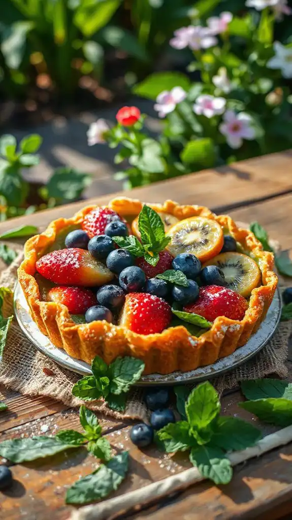 leafy green tart recipe