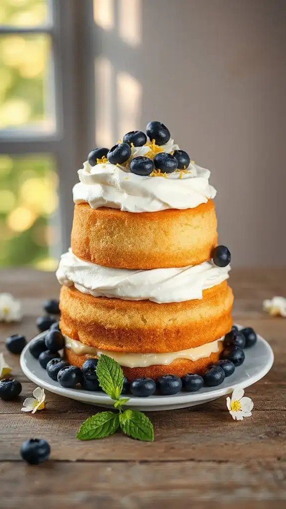 lemon blueberry summer delight