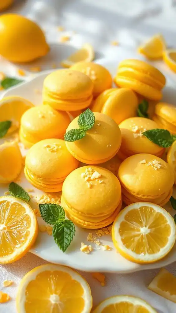 lemon filled elegant french cookies