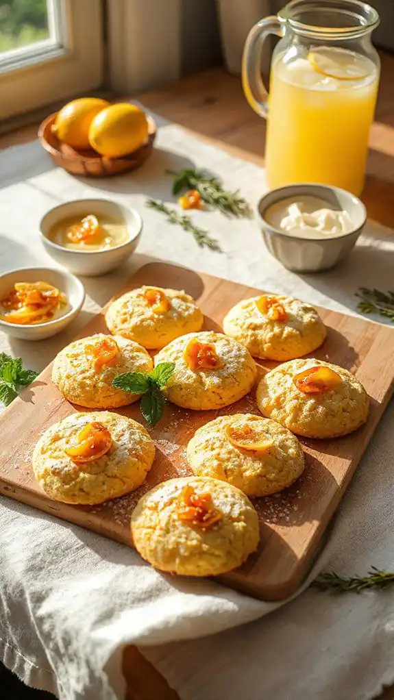 lemon flavored polenta cookies recipe