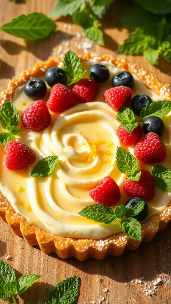 lemon mascarpone tart delight