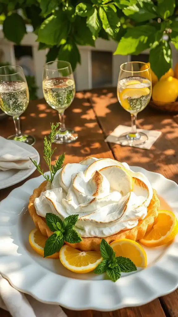 lemon meringue tart delight