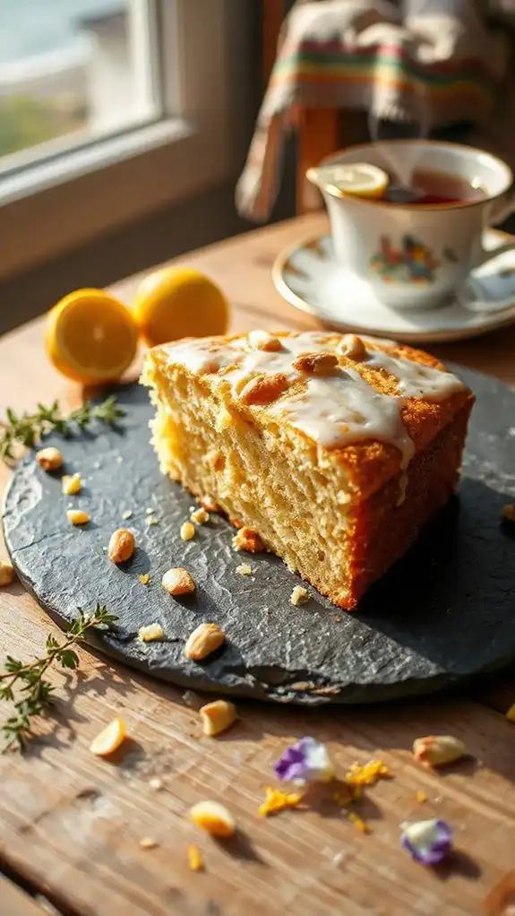 lemon pine nut delight