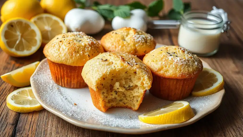 lemon poppy seed muffins