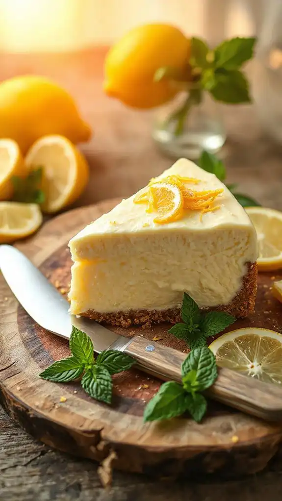 lemon ricotta cheesecake delight
