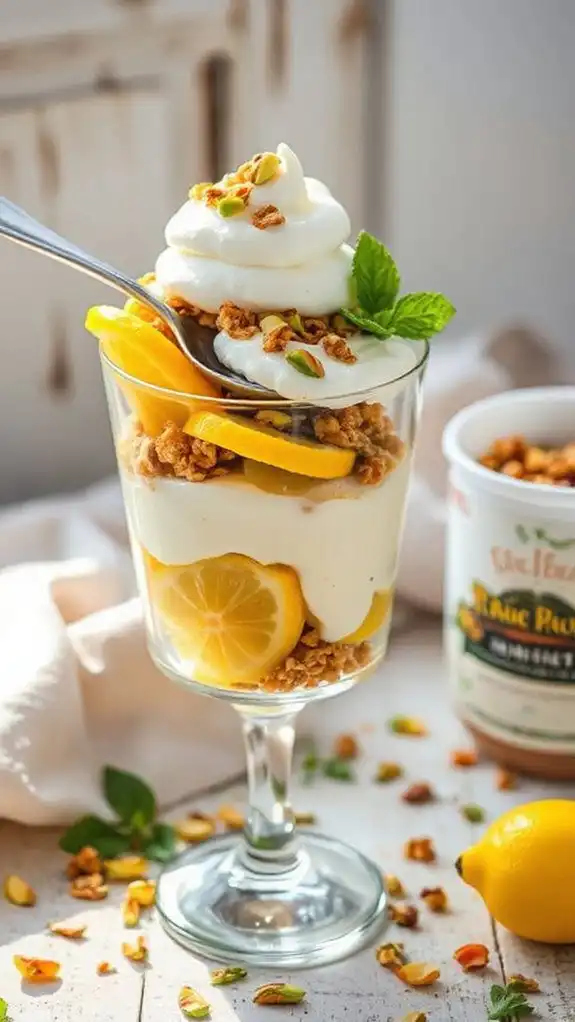 lemon ricotta dessert parfait
