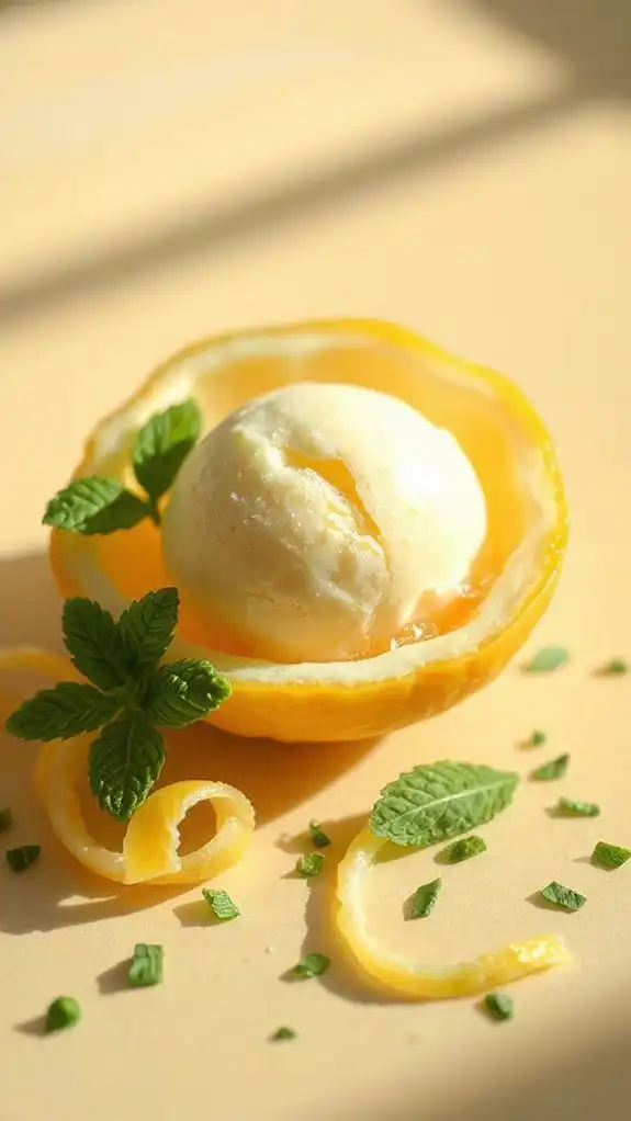 lemon sorbet summer delight