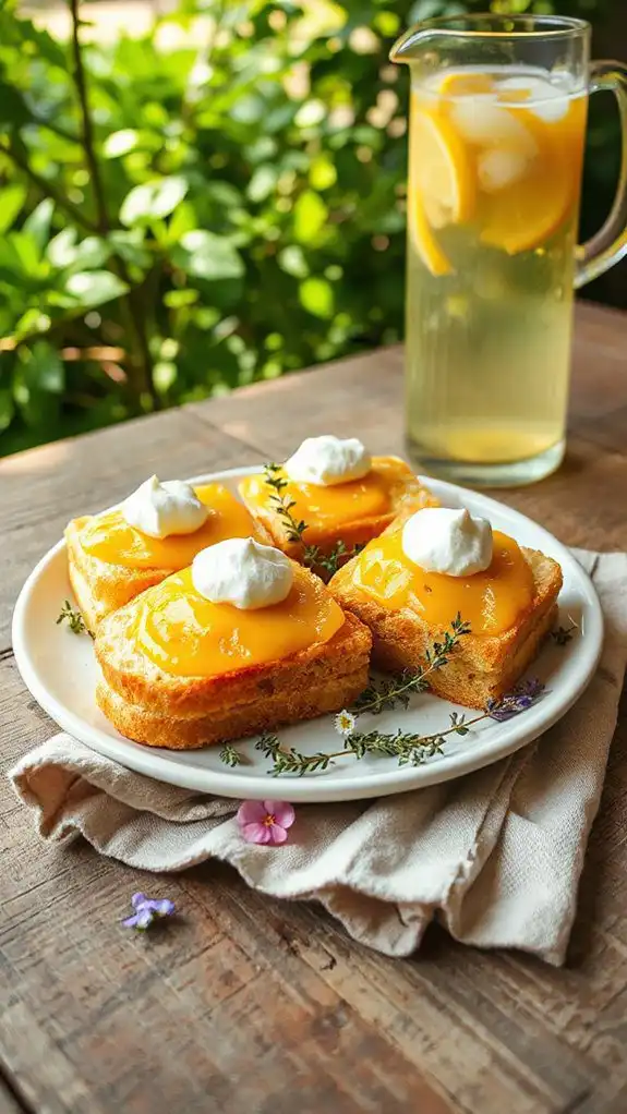 lemon thyme shortcake delight lemon thyme shortcake delight