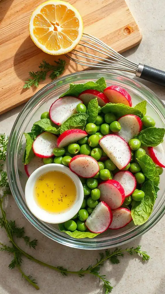 lemon vinaigrette salad dressing