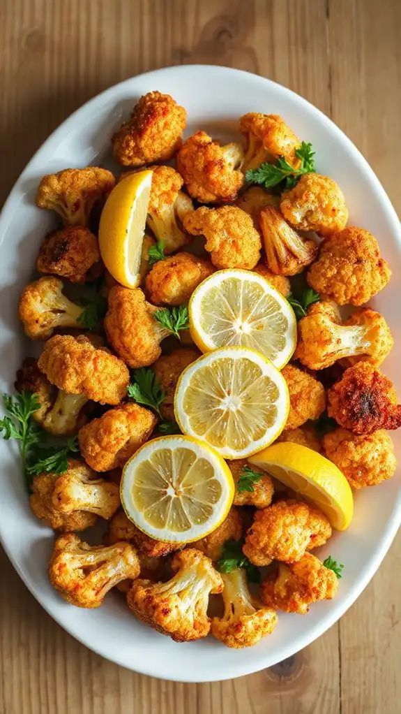 lemon wedges for serving