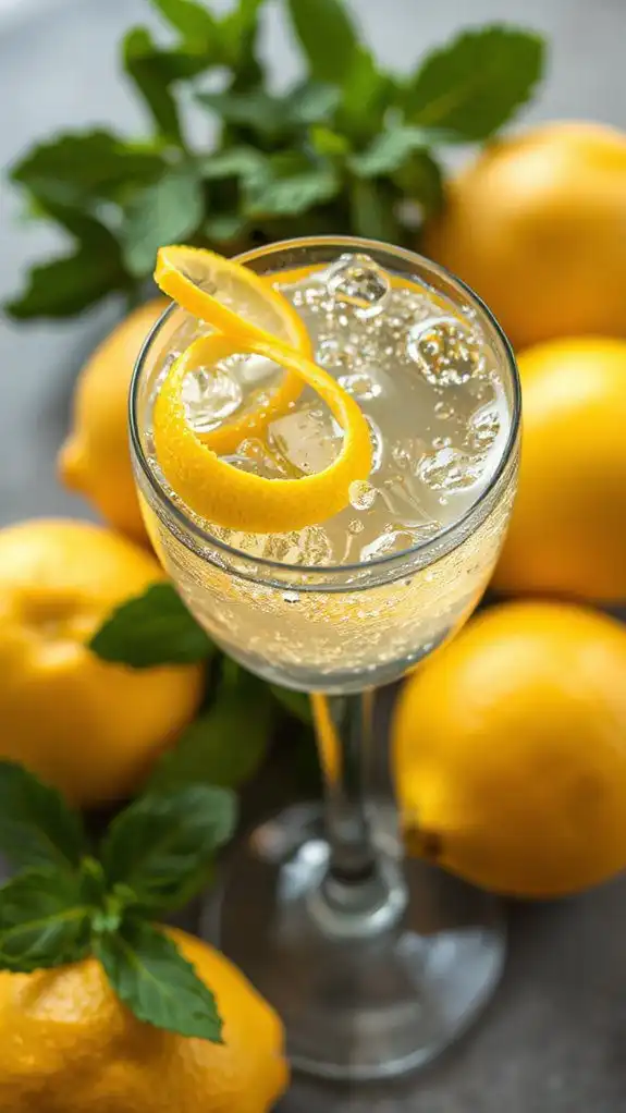 lemon zest garnish addition